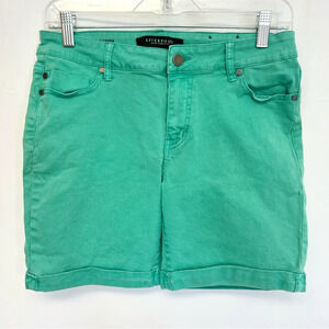 LIVERPOOL Los Angeles the Walking Short Womens Size 4/27 Electric Teal Green